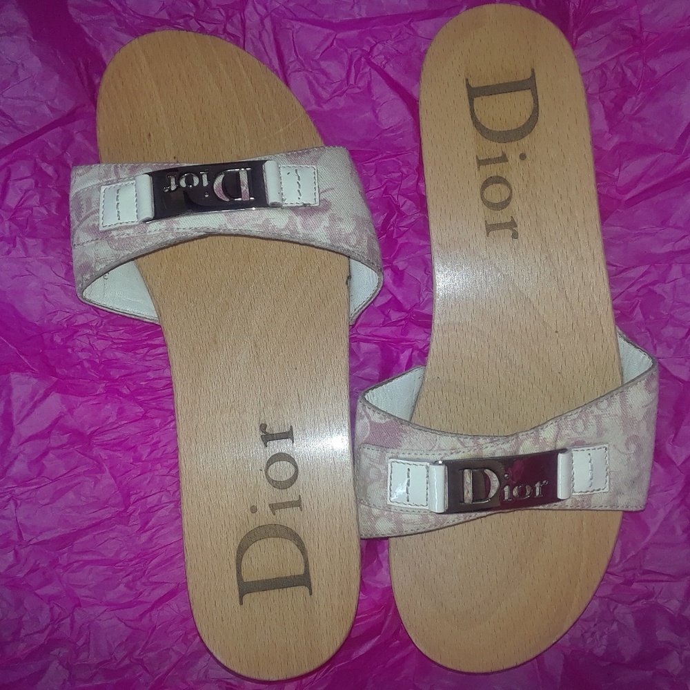 REPOST authentic  Christian Dior Clogs
